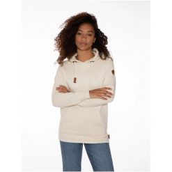 Bluza damska PROTEST NXG IMKE hoody. Brązowe bluzy z kapturem Protest, m, z aplikacjami, z bawełny, z kapturem, trekkingowe. Za 259.90 zł.