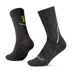 Skarpety BUFF Dryflx Crew. Czarne skarpetki Buff, bez wzorów. Za 88.99 zł.
