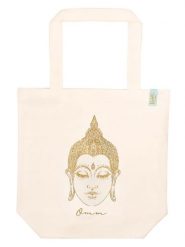 Moses. Torba "Omm for you" w kolorze kremowym na zakupy - 37 x 38 x 13 cm rozmiar: onesize. Brązowe shopper bag Moses, bez wzorów, z bawełny, na ramię, z nadrukiem, bez dodatków. Za 52.99 zł.