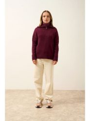 Just Cashmere Kaszmirowy sweter "Akar" w kolorze bordowym rozmiar: L. Czerwone swetry Just Cashmere, l, bez wzorów, z kaszmiru, bez ramiączek. Za 1,043.99 zł.