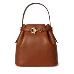 Torebka LAUREN RALPH LAUREN. Brązowe torebki klasyczne Lauren Ralph Lauren, bez wzorów, bez dodatków. Za 1,799.00 zł.