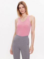 4F Top 4FSS23TTSHF581 Różowy Regular Fit. Czerwone topy 4f, xl, bez wzorów, z bawełny, bez kołnierzyka, bez ramiączek. Za 39.99 zł.