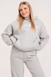 Bluza fitness damska Gym Glamour college. Brązowe bluzy GYM GLAMOUR, s, bez wzorów, z bawełny, glamour, bez ramiączek, z kapturem. Za 199.99 zł.