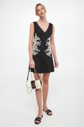 Sukienka lniana mini TWINSET U&B. Sukienki Twinset U&B, xs, bez wzorów, bez kołnierzyka, bez ramiączek, mini. Za 1,089.00 zł.