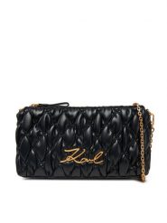 KARL LAGERFELD Torebka A1W32087 Czarny. Czarne kopertówki KARL LAGERFELD, bez wzorów, ze skóry, wizytowe, bez dodatków. Za 439.99 zł.