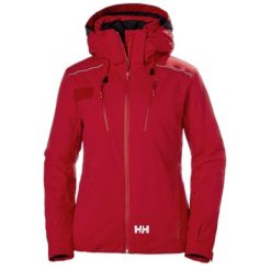 Damska kurtka narciarska Helly Hansen Maple Ins. Czerwone kurtki narciarskie Helly Hansen, na zimę, bez wzorów, bez kaptura, narciarskie. Za 2,298.00 zł.