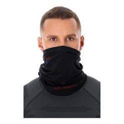 Komin trekkingowy z wełną merino unisex Brubeck. Czarne szaliki i kominy Brubeck, bez wzorów, z elastanu. Za 79.00 zł.