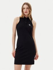 KARL LAGERFELD Sukienka codzienna A2W13041 Czarny Slim Fit. Czarne sukienki KARL LAGERFELD, na co dzień, m, bez wzorów, z bawełny, bez kołnierzyka, bez ramiączek, proste. Za 499.99 zł.