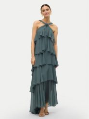 Vero Moda Sukienka wieczorowa Felicia 10295237 Zielony Slim Fit. Zielone sukienki Vero Moda, l, bez wzorów, z syntetyku, wizytowe, bez kołnierzyka, bez ramiączek. Za 249.99 zł.