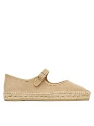 Castañer Espadryle Padua/002 025755 Beżowy. Brązowe espadryle Castañer, bez wzorów, z materiału, bez obcasa. Za 429.99 zł.