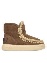 Mou Śniegowce MU.FW411001A Szary. Szare śniegowce Mou, bez wzorów, ze skóry, bez zapięcia. Za 1,139.00 zł.