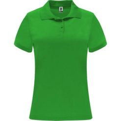 Damska Sportowa Koszulka Polo Z Krótkim Rękawem Monzha. Zielone t-shirty sportowe ROLY, l, bez wzorów, bez ramiączek. Za 43.99 zł.