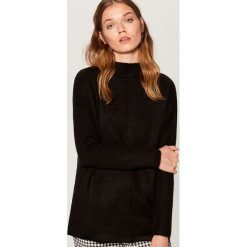 Sweter oversize z domieszką wełny - Czarny. Swetry marki DOMYOS. W wyprzedaży za 79.99 zł.