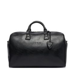 Torba weekendowa Guess. Czarne torby podróżne Guess, z aplikacjami. Za 524.99 zł.