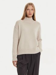 Calvin Klein Golf K20K207437 Beżowy Regular Fit. Brązowe swetry Calvin Klein, xl, bez wzorów, z bawełny, bez ramiączek. Za 749.99 zł.