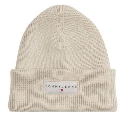 Czapka Tommy Jeans. Czapki zimowe Tommy Jeans, bez wzorów, z jeansu. Za 129.99 zł.