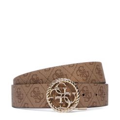 Pasek Damski Guess. Brązowe paski Guess, z aplikacjami. Za 234.99 zł.
