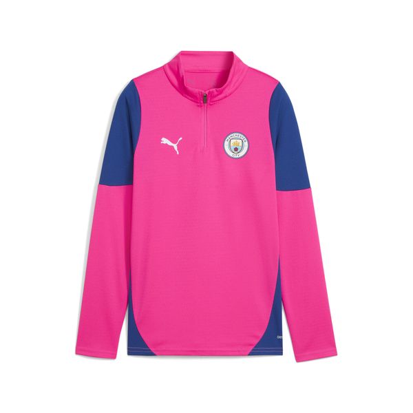 Młodzieżowa bluza treningowa Manchester City z zamkiem 1/4 PUMA. Czerwona bluzy Puma, l, bez wzorów, młodzieżowe, bez ramiączek, bez kaptura. Za 299.00 zł.