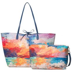 Desigual Wielokolorowa Torebka Bols Landscape Nimbu. Torebki klasyczne marki Desigual. Za 399.00 zł.