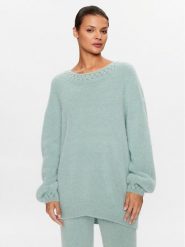 La Perla Sweter 0055940 Zielony Relaxed Fit. Zielone swetry La Perla, m, bez wzorów, z syntetyku, bez ramiączek. Za 2,779.00 zł.