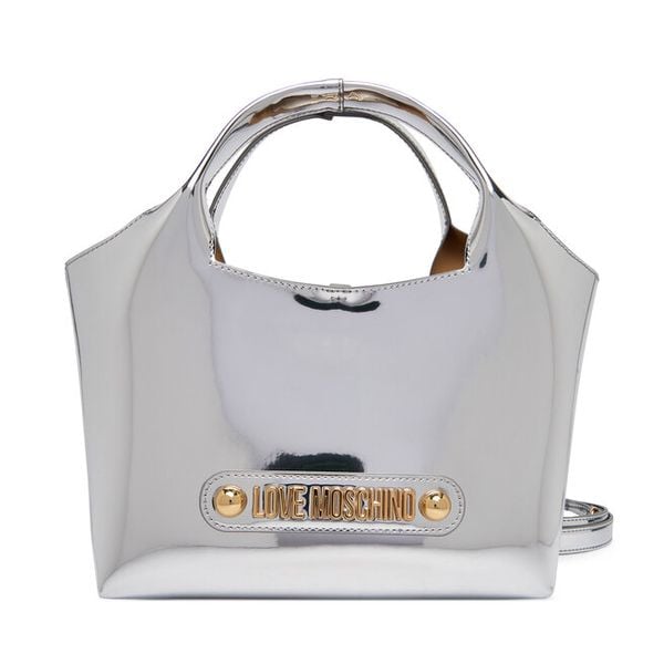 Torebka LOVE MOSCHINO. Szare torebki klasyczne Love Moschino, bez wzorów, klasyczne, bez dodatków. Za 859.99 zł.