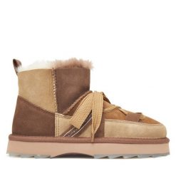 Śniegowce EMU Australia. Brązowe śniegowce Emu Australia, bez wzorów, bez zapięcia. Za 789.99 zł.