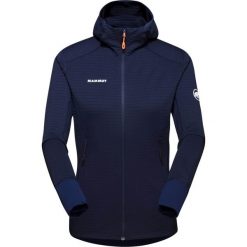 Bluza trekkingowa damska Mammut Taiss Light ML Hooded Jacket. Niebieskie bluzy Mammut, xs, bez wzorów, bez ramiączek, bez kaptura. Za 669.99 zł.