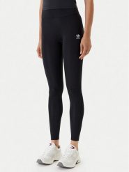 Adidas Legginsy JY0015 Czarny Slim Fit. Czarne legginsy adidas, bez wzorów, z syntetyku. Za 149.99 zł.