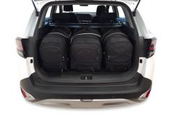 Torby Do Bagażnika Kia Sportage 2021+ 3Szt Kjust. Czarne torby podróżne KJUST, bez wzorów, z kauczuku. Za 1,129.00 zł.