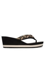 Tommy Hilfiger Japonki Rope Strap FW0FW09197 Czarny. Czarne japonki Tommy Hilfiger, bez wzorów, z materiału. Za 229.99 zł.