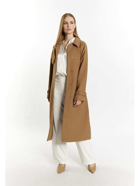 Schmuddelwedda Płaszcz przejściowy w kolorze jasnobrązowym rozmiar: XXL. Brązowe płaszcze Schmuddelwedda, xxl, bez wzorów, z tkaniny, bez kaptura. Za 403.15 zł.