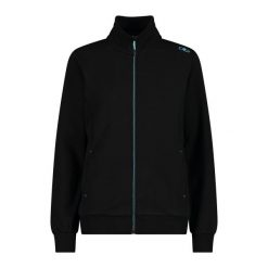 Damski polar CMP. Czarne bluzy z polaru CMP, bez wzorów, z polaru, trekkingowe. W wyprzedaży za 144.55 zł.