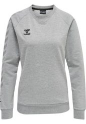 Damska bluza bawełniana Hummel Move Grid. Szare bluzy Hummel, na wiosnę, xs, bez wzorów, z bawełny, klasyczne, bez ramiączek, bez kaptura. Za 208.65 zł.