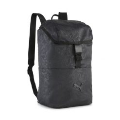 Mały plecak POP 12,5 l PUMA Black Script Aop. Czarne plecaki Puma, bez wzorów, bez dodatków. Za 129.00 zł.