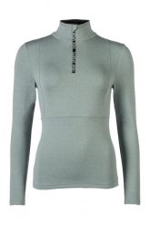 Koszulka funkcjonalna z długim rękawem damska HKM Supersoft II. Niebieskie t-shirty sportowe HKM, xs, bez wzorów, z materiału, bez ramiączek, do jazdy konnej. Za 219.00 zł.
