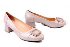 BIOECO BY ARKA 1100 2471+1315 beż, czółenka damskie. Brązowe czółenka Bioeco by Arka, bez wzorów, ze skóry, bez obcasa, na obcasie, bez zapięcia. Za 409.90 zł.