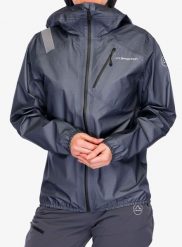 Kurtka z membraną damska La Sportiva Aequilibrium Lite GTX Jacket. Szare kurtki La Sportiva, l, bez wzorów, z gore-texu, bez kaptura. Za 1,356.29 zł.