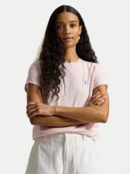 Polo Ralph Lauren T-Shirt 211B14605014 Różowy Classic Fit. Czerwone t-shirty Polo Ralph Lauren, xs, bez wzorów, z bawełny, bez kołnierzyka, bez ramiączek. Za 379.99 zł.