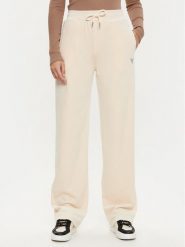 Guess Spodnie dresowe V3BB26 KBXI2 Écru Regular Fit. Spodnie dresowe Guess, z aplikacjami, z dresówki. Za 219.99 zł.