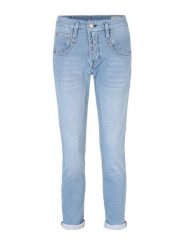 Herrlicher Dżinsy - Slim fit - w kolorze błękitnym rozmiar: W32. Niebieskie jeansy Herrlicher, bez wzorów, klasyczne, z podwyższonym stanem. Za 179.64 zł.
