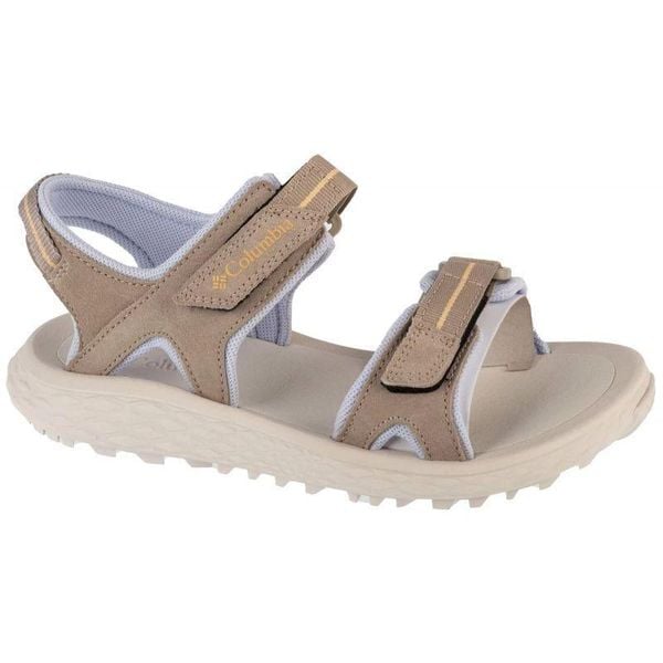 Damskie Zamszowe Sandały Konos. Czarne sandały Columbia, bez wzorów, z gumy, z otwartym noskiem, bez obcasa, bez zapięcia. Za 367.99 zł.