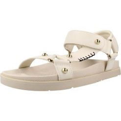 Sandały GEOX J SANDAL FOAMMENTERA Beżowy. Brązowe sandały Geox, bez wzorów, z syntetyku, sportowe, bez obcasa, bez zapięcia. Za 253.99 zł.