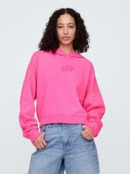 GAP Bluza w kolorze różowym rozmiar: M. Różowe bluzy GAP, m, bez wzorów, bez ramiączek, z kapturem. Za 171.28 zł.