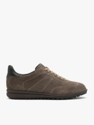 Brązowe sportowe sznurowane półbuty. Szare półbuty wsuwane Brawo sp. z o.o., bez wzorów, eleganckie, bez obcasa. Za 429.99 zł.
