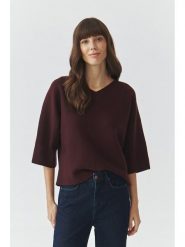 TATUUM Sweter "Rafia" w kolorze fioletowym rozmiar: XS. Różowe swetry Tatuum, xs, bez wzorów, bez ramiączek. Za 95.69 zł.