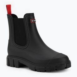 Kalosze damskie KADVA FlowBoots WMNS. Czarne kalosze KADVA, bez wzorów, bez zapięcia. Za 89.99 zł.