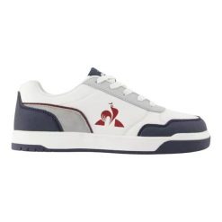 Baskets Garçon LCS COURT BREAKER GS-2422695 Blanc LE COQ SPORTIF. Białe buty sportowe lifestyle Le Coq Sportif, bez wzorów, sportowe, bez zapięcia. Za 140.99 zł.