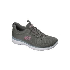 Buty sportowe damskie Skechers Summits summer Blush. Zielone buty sportowe lifestyle Skechers, bez wzorów, bez zapięcia. Za 288.15 zł.