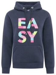 Zwillingsherz Bluza "EASY" w kolorze granatowym rozmiar: L/XL. Niebieskie bluzy Zwillingsherz, l, z aplikacjami, bez ramiączek, z kapturem. Za 211.81 zł.