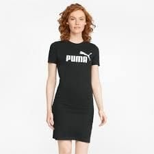 Sukienka damska Puma Essential. Czarne sukienki Puma, xs, bez wzorów, sportowe, bez kołnierzyka, bez ramiączek, sportowe. W wyprzedaży za 150.65 zł.